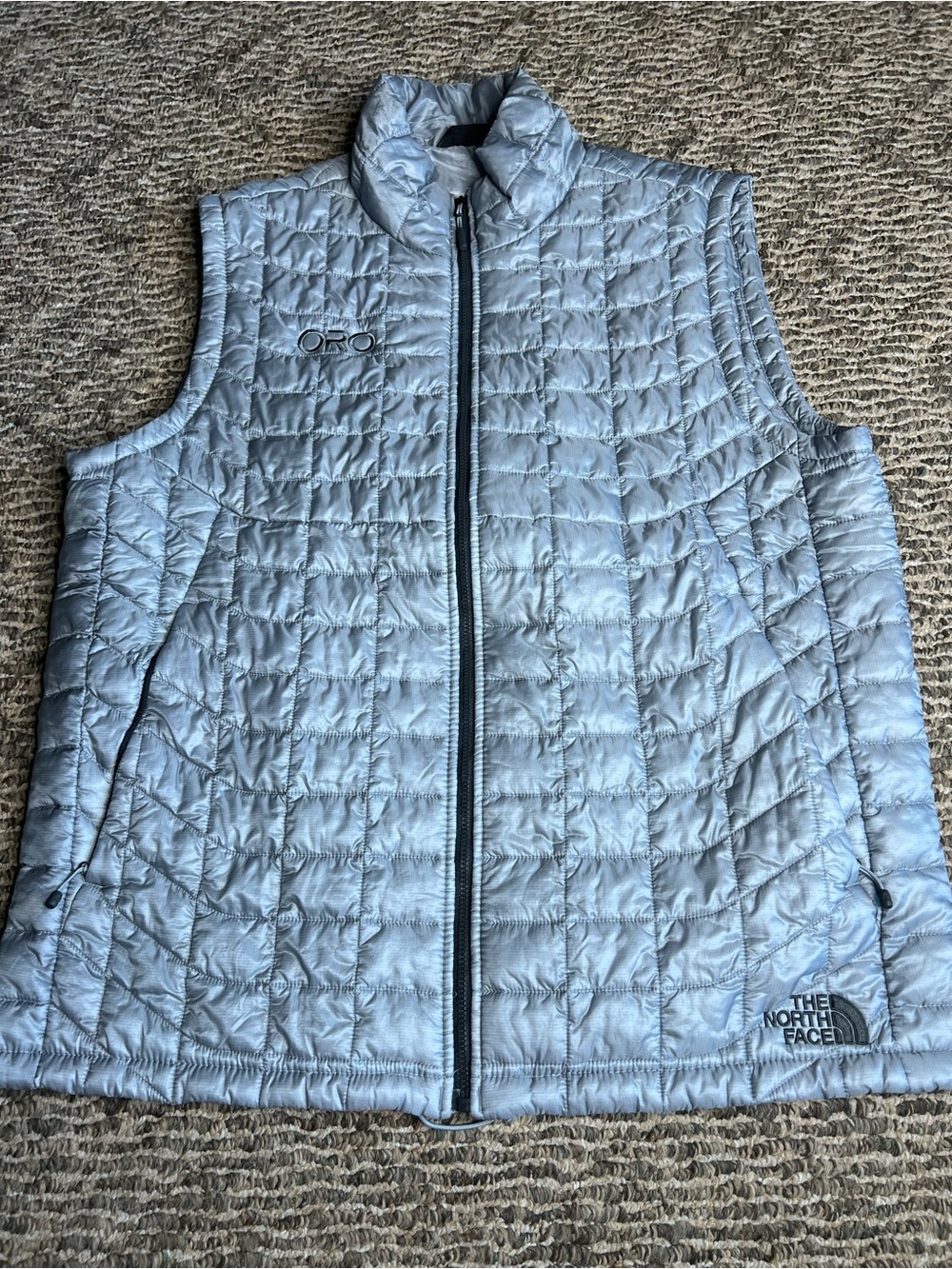 The North Face Light Blue Quilted Vest for Men